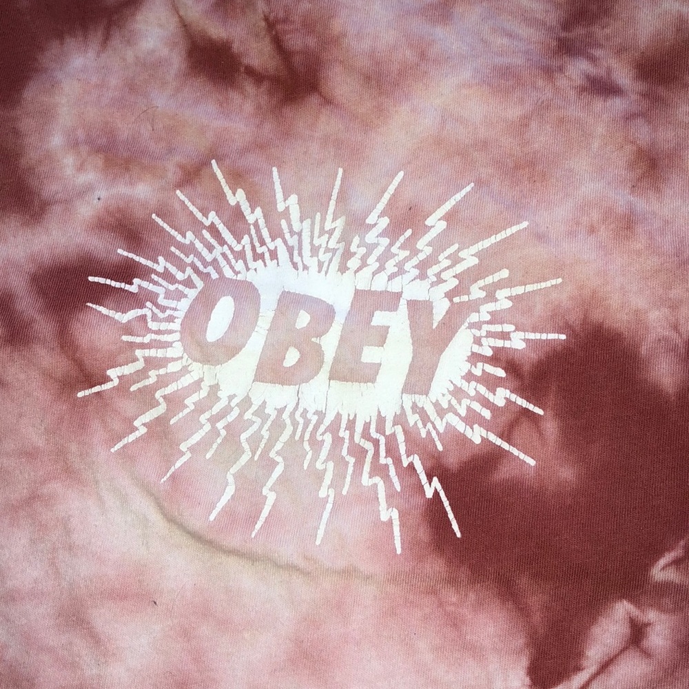 OBEY tye dye T-shirt